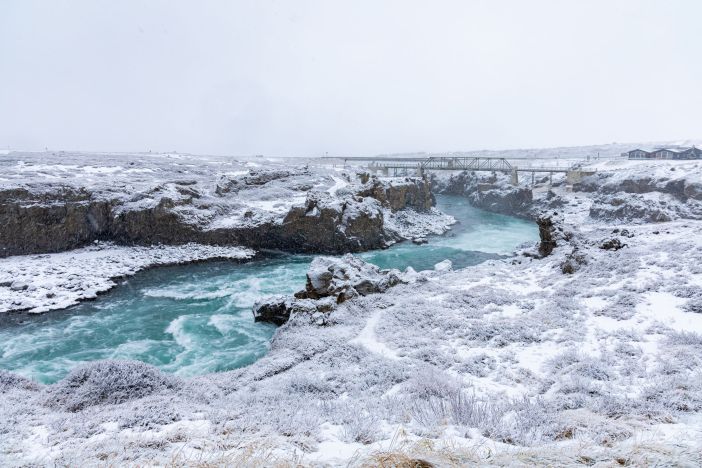 GodafossWaterfall winter 1