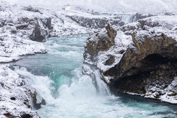 GodafossWaterfall winter 2