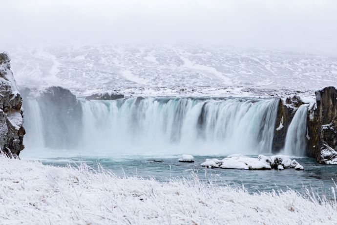 GodafossWaterfall winter 3