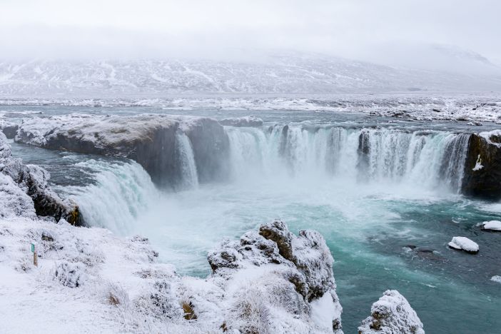 GodafossWaterfall winter 4
