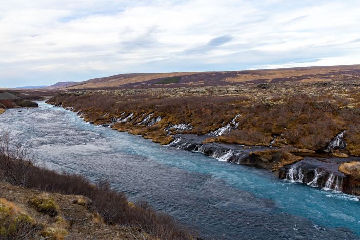 Hraunfossar waterfall