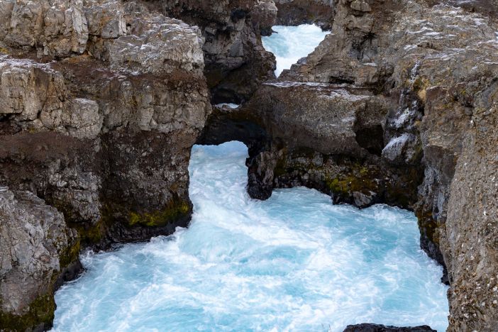 Hraunfossar waterfall