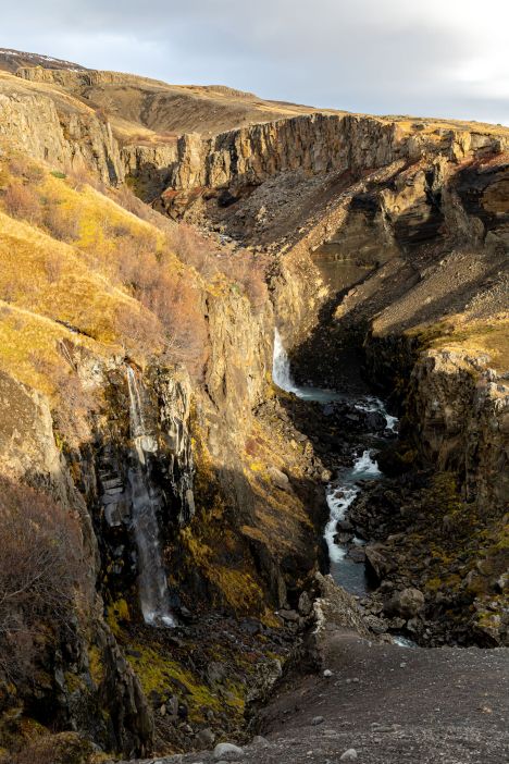 Litlanesfoss waterfall