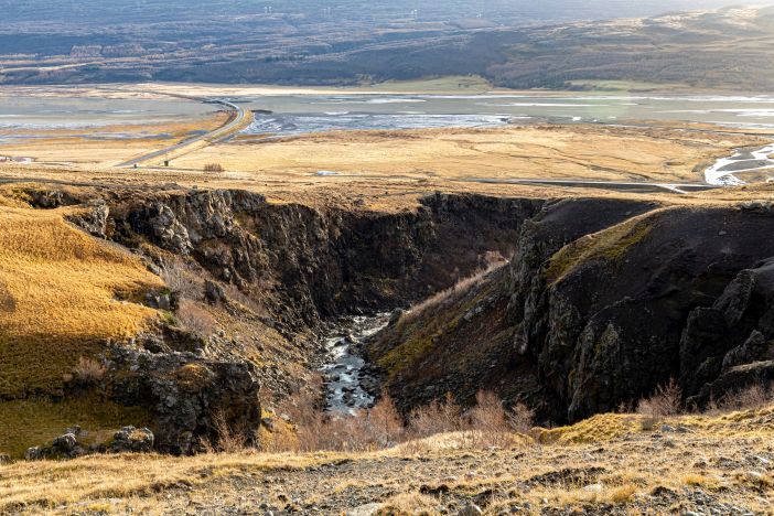 Litlanesfoss waterfall