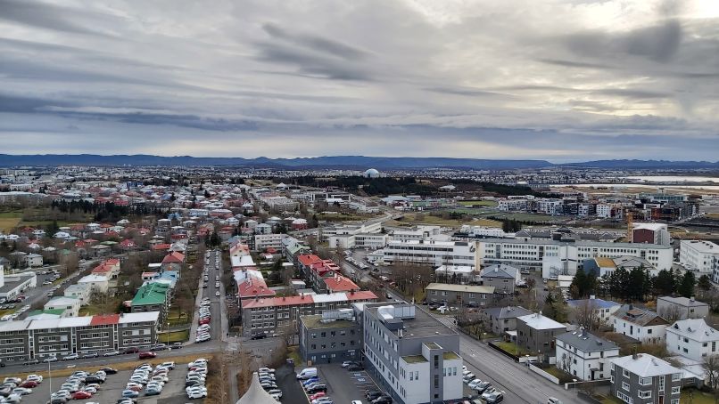 View from Church Reykjavik